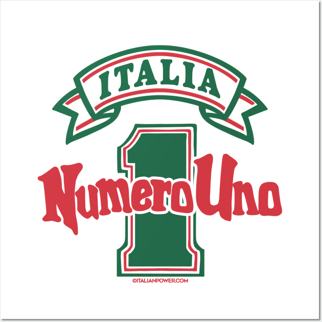 RETRO REVIVAL - Italia Numero Uno Wall Art by ItalianPowerStore